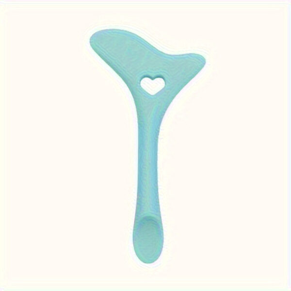 1pc Silicone Makeup Stencil Tool, Multi-Functional Winged Eyeliner & Lipstick Guide, Easy Application Mask Template, No Electricity Needed, for Beginners, Makeup Application Aid|Heartshaped Design|Flexible Silicone Tool - Image 5