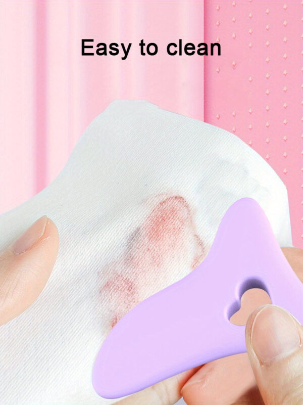 1pc Silicone Makeup Stencil Tool, Multi-Functional Winged Eyeliner & Lipstick Guide, Easy Application Mask Template, No Electricity Needed, for Beginners, Makeup Application Aid|Heartshaped Design|Flexible Silicone Tool - Image 20