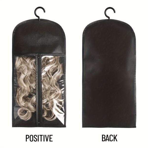 6pcs Wig Storage Bags with Hangers - Durable Hair Extension Organizer for Multiple Wigs & Accessories - Image 2