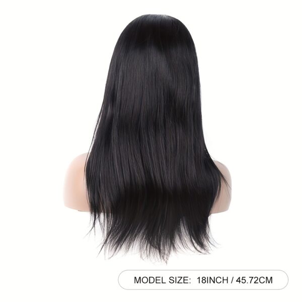 Yavida Glueless Human Hair Wig - 150% Density Straight 4x4 HD Lace Closure, Pre-Plucked & Pre-Cut, No Glue Needed, Ready to Wear for Women, Natural Look with Hairs, Versatile Styling Options, Versatile Hair Wig | Sleek Straight Wig | Realistic Hair Textur - Image 6