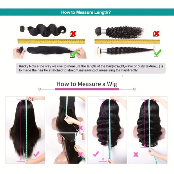 Funky Girl Brazilian Remy Human Hair Wig - Body Wave 13x6 Transparent Lace Front, Pre-Plucked with Baby Hair, 180% Density, Natural Black for Women, Elegant Style for All Ethnicities, Special Occasion Wig | Seamless Lace Front | Soft Texture Wig - Image 11