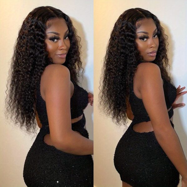 Deep Wave 13x4 Lace Frontal Wigs Deep Curly Lace Front Wig 16-28 Inch Lace Front Wigs Brazilian Human Hair Lace Front Wigs For Women 16-28 Inch - Image 15