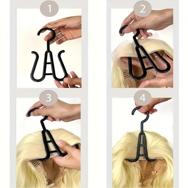 6pcs Wig Storage Bags with Hangers - Durable Hair Extension Organizer for Multiple Wigs & Accessories - Image 4