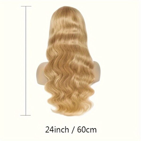 Hot Selling New Styles13x6 Ombre Honey Blonde Lace Front Wigs Human Hair, 27# Frontal Wigs Pre Plucked Bleached Knots Transparent Lace Front Wig Human Hair For Black Women Glueless Human Hair Wig - Image 7