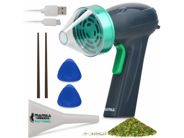 Mamba Monster 3.5g USB Powered Green Portable Electric Spice Mill  Herb Grinder. - Image 8