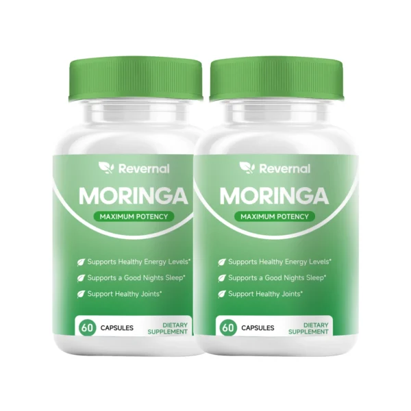 Moringa Powder Capsules - 800mg of Pure Nutrient-Rich Moringa Powder - A Natural Green Antioxidant Superfood - Supports Energy - Image 7