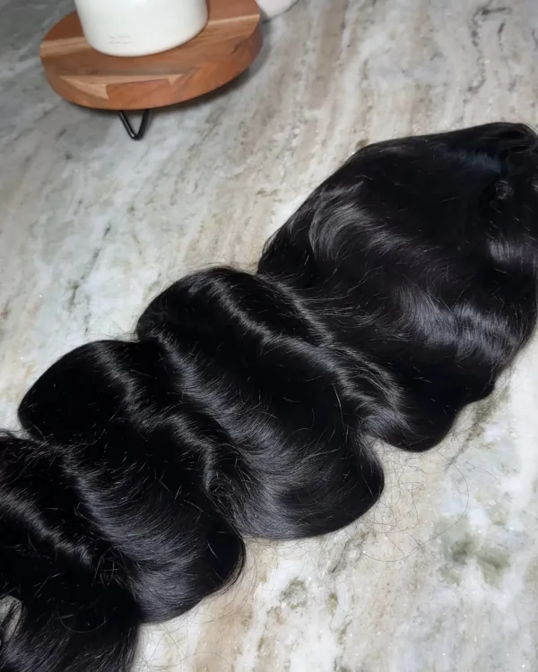 300% High Density 40 Inch Body Wave 13x4 13x6 HD Lace Front Human Hair Wigs Pre Plucked Water Wave Lace Frontal Wig For Women - Image 13