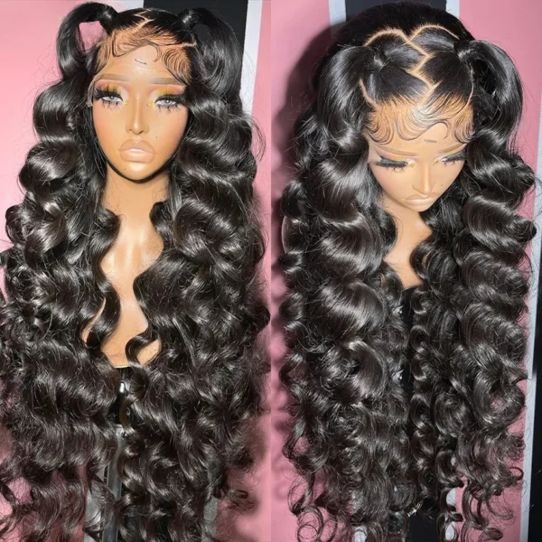 Mossily 300 Density Loose Wave 13x4 HD Lace Front Wig 40 Inch Brazilian Curly Deep Wave 13x6 Lace Frontal Human Hair Wigs Women - Image 7