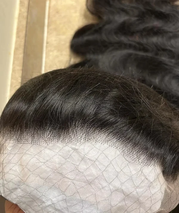 300% High Density 40 Inch Body Wave 13x4 13x6 HD Lace Front Human Hair Wigs Pre Plucked Water Wave Lace Frontal Wig For Women - Image 12