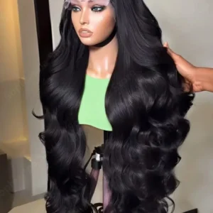 30 Inch 13x6 HD Lace Frontal Wigs Human Hair Body Wave 14x4 Transparent Front Water Wave Peruvian Raw Remy For Women 220 Density