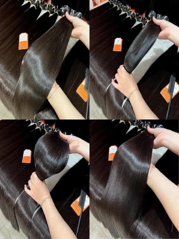 YKB 30 40 Inch Bone Straight Human Hair Bundles Deal 12A Indian Virgin 3 4 Bundles 100% Raw Hair Extensions Natural Color Remy - Image 7