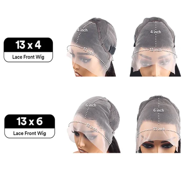 30 Inch Colored Highlight Human Hair Wigs Brazilian Body Wave Lace Front Wigs For Women 13x4 13x6 Hd Transparent Loose Wave Wig - Image 6