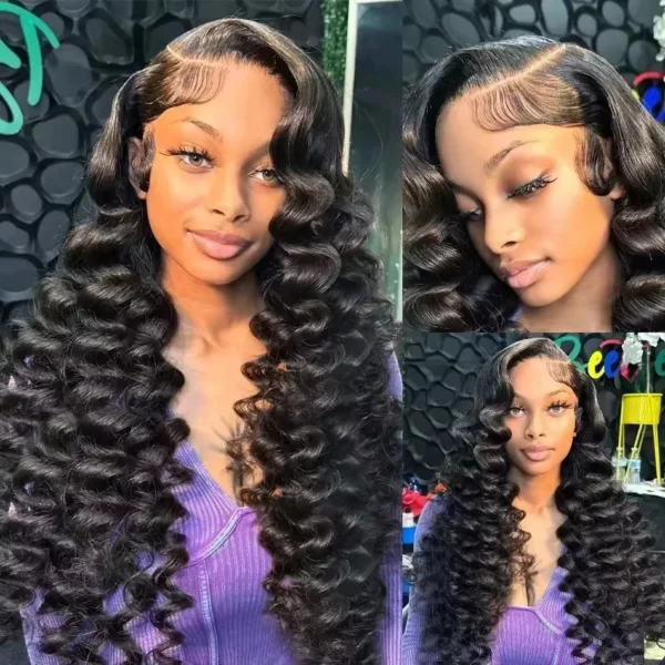 Mossily 300 Density Loose Wave 13x4 HD Lace Front Wig 40 Inch Brazilian Curly Deep Wave 13x6 Lace Frontal Human Hair Wigs Women - Image 10