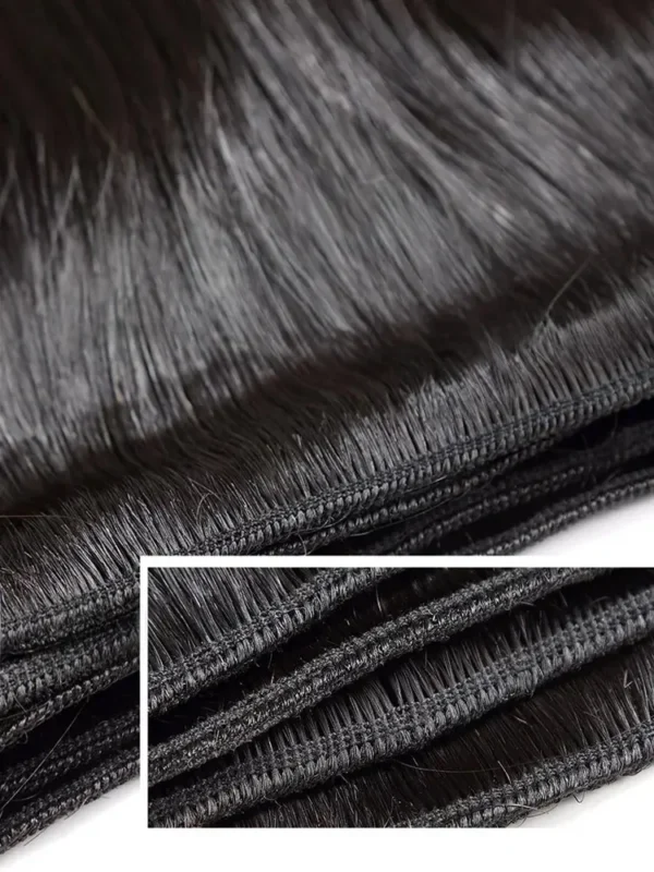 YKB 30 40 Inch Bone Straight Human Hair Bundles Deal 12A Indian Virgin 3 4 Bundles 100% Raw Hair Extensions Natural Color Remy - Image 3