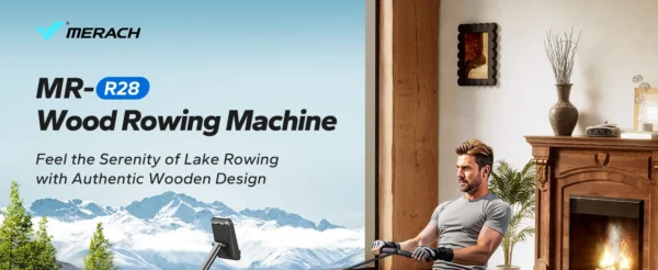 MERACH Water Rowing Machines for Home, Foldable Row Machine with 400LBS Weight Capacity, Dedicated Monitor and Comfortable Seat - Image 8