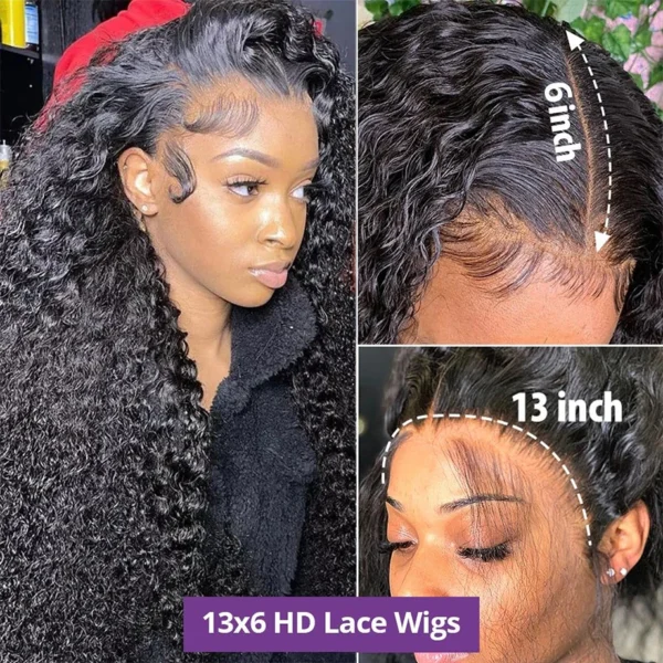 hd lace wig 13x6 human hair Curly Wig For Women choice Pre Plucked 30 40 Inch Loose Deep Wave Water wave Frontal Wigs - Image 12