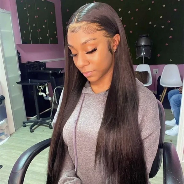 30 40 Inch Straight HD Lace Front Wig Brazilian Cheap Frontal pre plucked Bob Wigs For Women Choice Human Hair 250 Density - Image 13