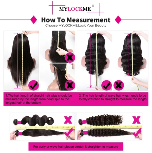 Wear Go Body Wave 5x5 6x4 Pre Cut Lace Closure Wig 13X4 13X6 Lace Front Wig Human Hair Brazilian 100% Human Hair Wigs - Image 22