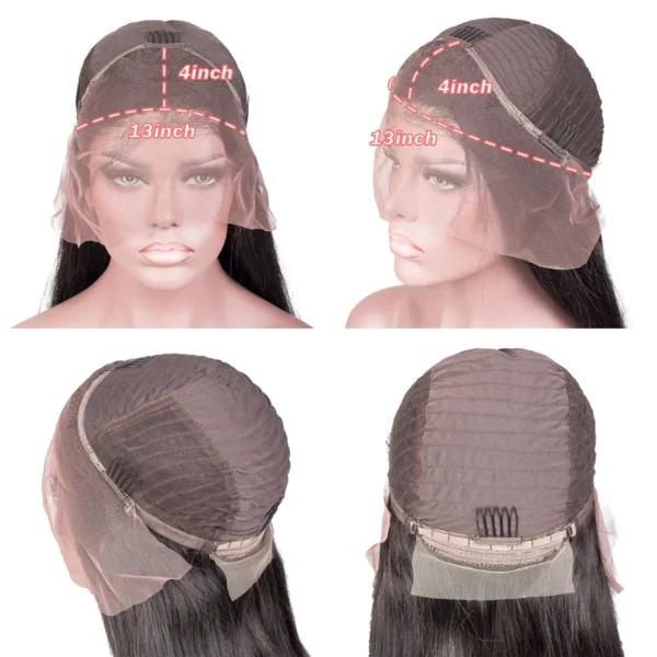 Water Wave Lace Front Wig Full Lace Front Human Hair Wigs For Black Women 30 34 Inch HD Wet And Wavy Loose Deep Wave Frontal Wig - Image 6