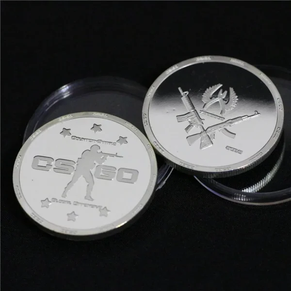 New Year Gifts CS GO Counter Strike Global Offensive Gold Silver Plated Collectable Coin Metal Collection Coins - Image 12