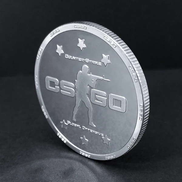 New Year Gifts CS GO Counter Strike Global Offensive Gold Silver Plated Collectable Coin Metal Collection Coins - Image 8