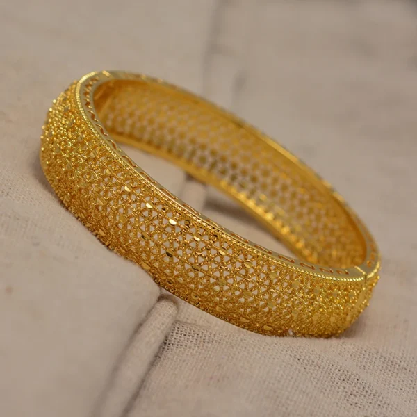 Nigeri New  Africa Jewelry Ethiopian Gold Color Bangle&Bracelet for Women Girl Dubai wedding Bangles Birthday Gifts - Image 36