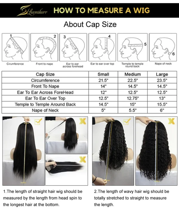 360 Lace Frontal Wig Full Deep Wave Lace Front Curly Human Hair Wig Braided Brazilian HD Transparent For Black Women Preplucked - Image 8