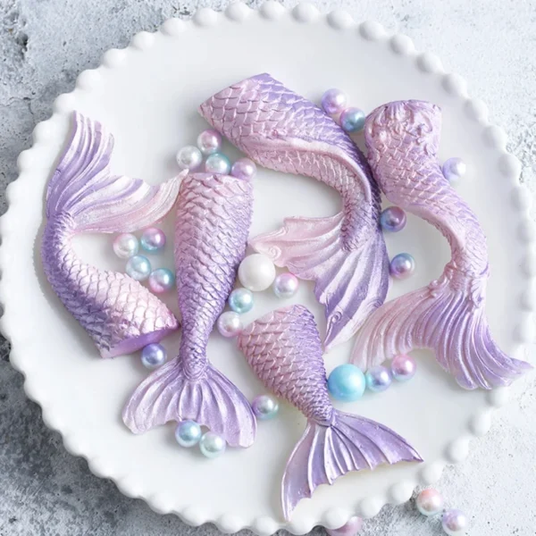 Mermaid Tail Silicone Mold Sugarcraft Cookie Cupcake Chocolate Baking Mold Fondant Cake Decorating Tools - Image 14