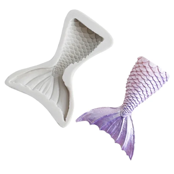 Mermaid Tail Silicone Mold Sugarcraft Cookie Cupcake Chocolate Baking Mold Fondant Cake Decorating Tools - Image 16