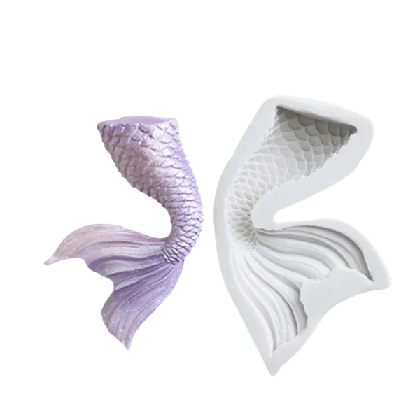 Mermaid Tail Silicone Mold Sugarcraft Cookie Cupcake Chocolate Baking Mold Fondant Cake Decorating Tools - Image 6