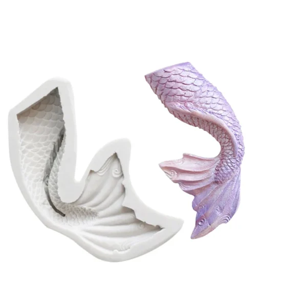 Mermaid Tail Silicone Mold Sugarcraft Cookie Cupcake Chocolate Baking Mold Fondant Cake Decorating Tools - Image 19