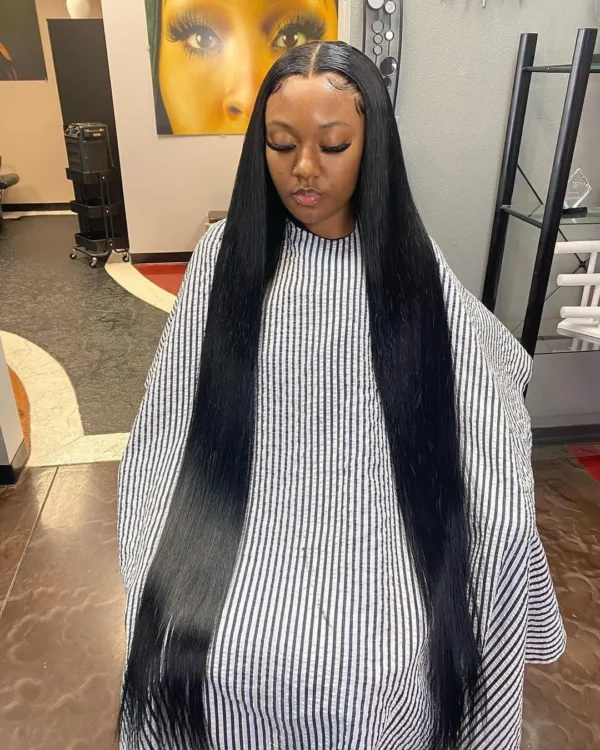 30 40 Inch Straight HD Lace Front Wig Brazilian Cheap Frontal pre plucked Bob Wigs For Women Choice Human Hair 250 Density - Image 12