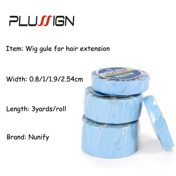 Ultra Hold Adhesive Lace Wig Tape 3Yards/Roll Wholesale Price Best Quality Lace Wig Glue Hair System Tape For Toupee And Wigs - Image 2