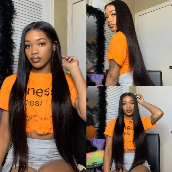 30 40 Inch Straight HD Lace Front Wig Brazilian Cheap Frontal pre plucked Bob Wigs For Women Choice Human Hair 250 Density - Image 14