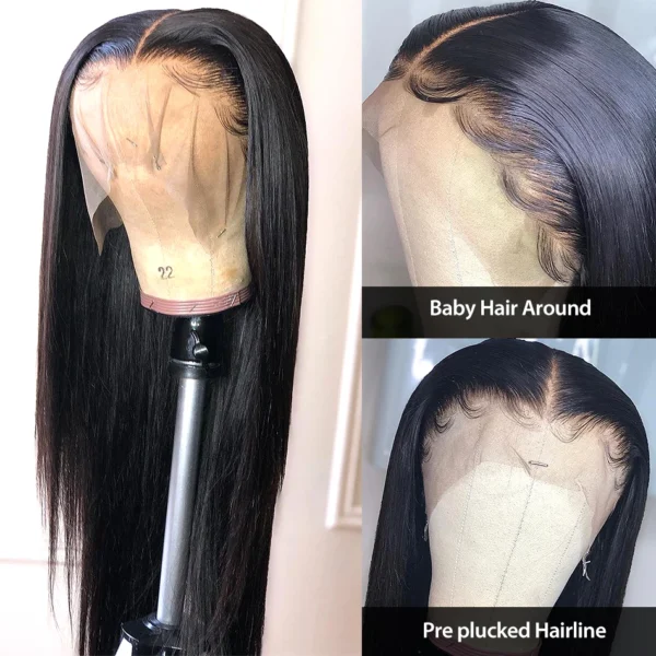 30 40 Inch Straight HD Lace Front Wig Brazilian Cheap Frontal pre plucked Bob Wigs For Women Choice Human Hair 250 Density - Image 16