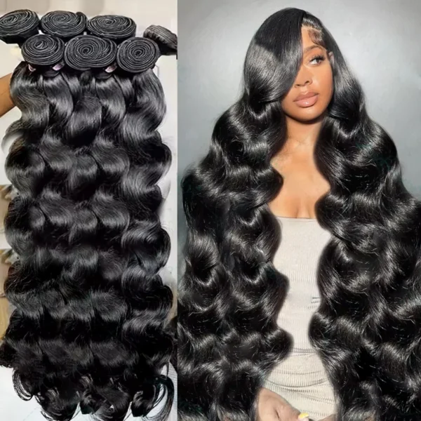 16A 30-40 Inch Body Wave Human Hair Extensions 100% Remy Brazilian Hair 4/5 Bundles Natural Looking Hair Weaving for Women - Image 7