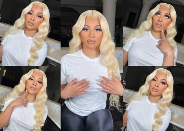 Blonde Body Wave Lace Front Wig HD Transparent Lace 13x4 13x6 Human Hair Wig 613 Pre Plucked Full Frontal Wigs For Black Women - Image 26