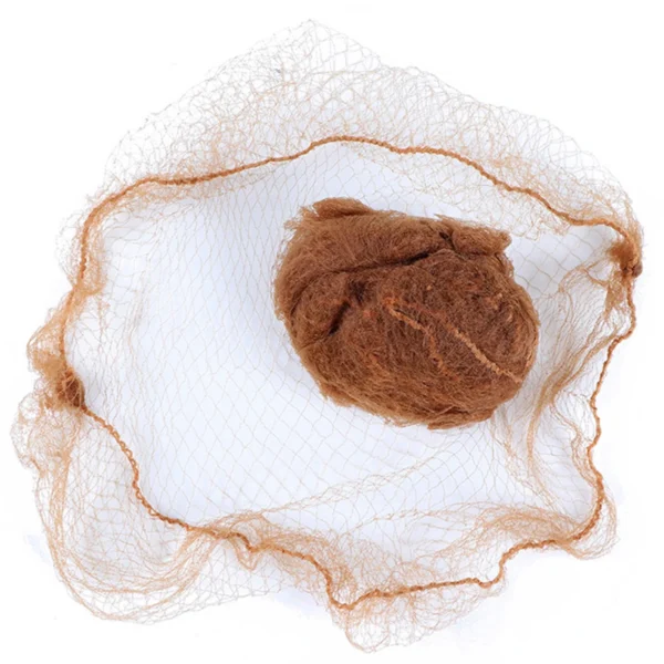 20Pcs/Lot Durable Nylon Hair Net For Bun Hair Hair style Tool Black Coffe Beige Brown White Gold Hair Net For Wigs Mesh - Image 8