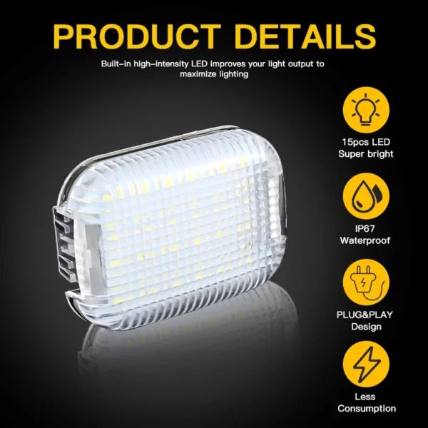 For Ford Transit Connect 2016 Cargo Transit Van 2023 Transit 350 HD LED Interior Cargo Dome Light Transit MK6 MK7 MK8 Courier - Image 5