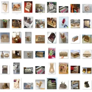 116 pcs Storage Boxs Organizer Design Drawings for CNC Laser Cutting Machine 2D Vector AutoCAD CorelDraw Files