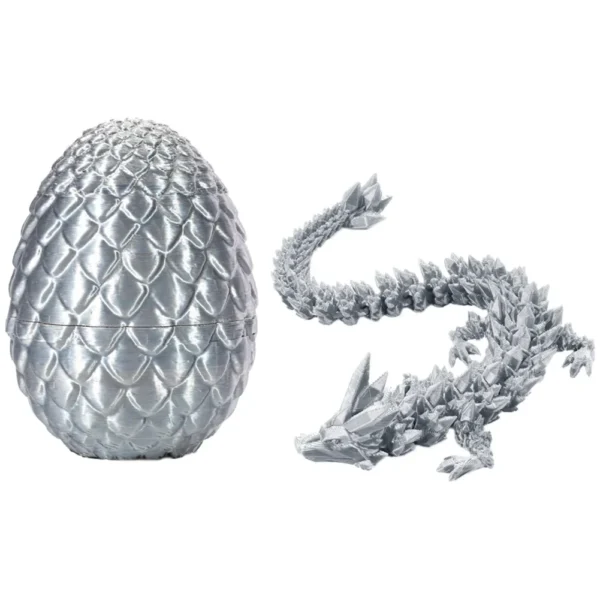 3D Printed Dragon in Egg 3D Printed Crystal Dragon Crystal Dragon Fidget Collectible Figurines for Home Office Car Desk Decor - Image 12