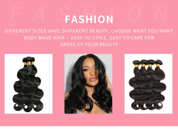 Body Wave Bundles Human Hair Brazilian Hair Weave Bundles 100% Natural Black Human Hair Extensions 1 3 4 PCS Bundles - Image 10