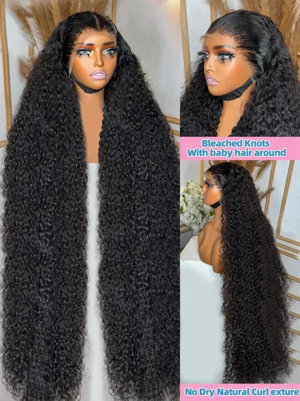280% Density 38 40 Inch Deep Wave 13x6 HD Lace Front Human Hair Wig Loose Water Curly 13x4 Lace Frontal Wig Human Hair For Women - Image 3