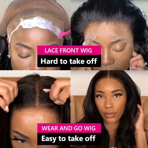 Wear Go Body Wave 5x5 6x4 Pre Cut Lace Closure Wig 13X4 13X6 Lace Front Wig Human Hair Brazilian 100% Human Hair Wigs - Image 17