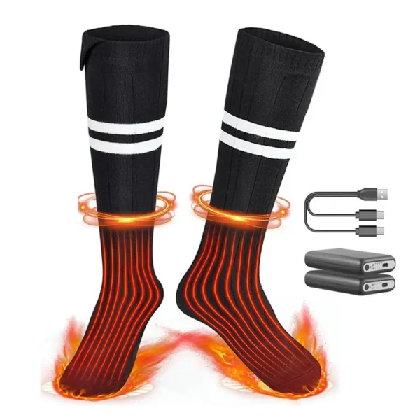 Heated Socks Thermal Winter Warm Skiing Heating Arthritis Electric Socks App Control Rechargeable Outdoor Sport Foot Warmer - Image 8