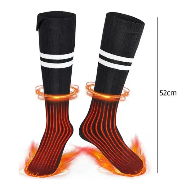 Heated Socks Thermal Winter Warm Skiing Heating Arthritis Electric Socks App Control Rechargeable Outdoor Sport Foot Warmer - Image 13