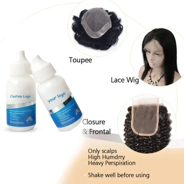 Plussign Wig Glue With Remover Super Lace Glue For Lace Wigs/Toupee/Closure Hair Glue Remover Wig Installation Kit - Image 11