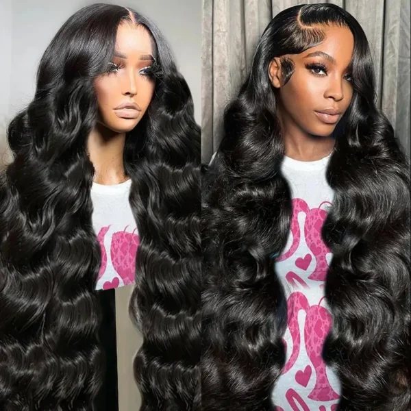 HD Transparent 13x4 13x6 Body Wave Lace Front Wig Pre Plucked 360 Lace Frontal Wig Human Hair Wigs For Women 5x5 Closure Wig - Image 10