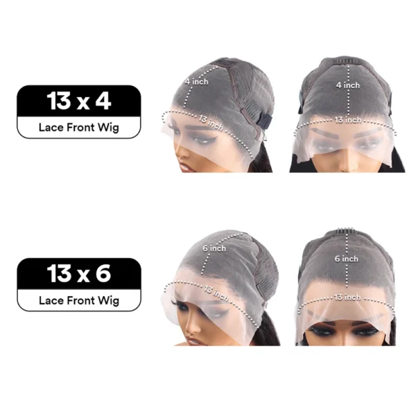 13x6 Hd Lace Frontal Wig Human Hair 13x4 Body Wave Human Hair Wigs For Black Women 30 40 Inch Lace Front Human Hair Wig - Image 6