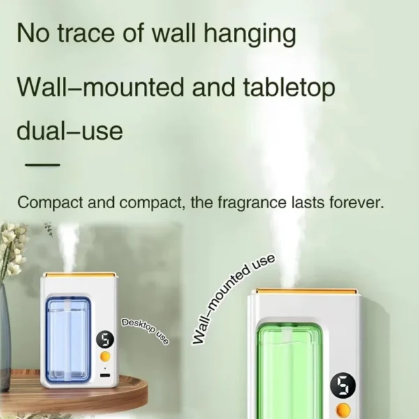 Wall-mounted Air Freshener Spray Rechargeable Aromatherapy Diffuser Hotel Home Fragrance Aromatherapy Essential Oil Diffuse - Image 13